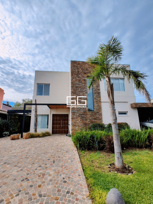 Espectacular Casa Inteligente En La Cañada Del Pilar - 8 Ambientes - Cine - Pileta